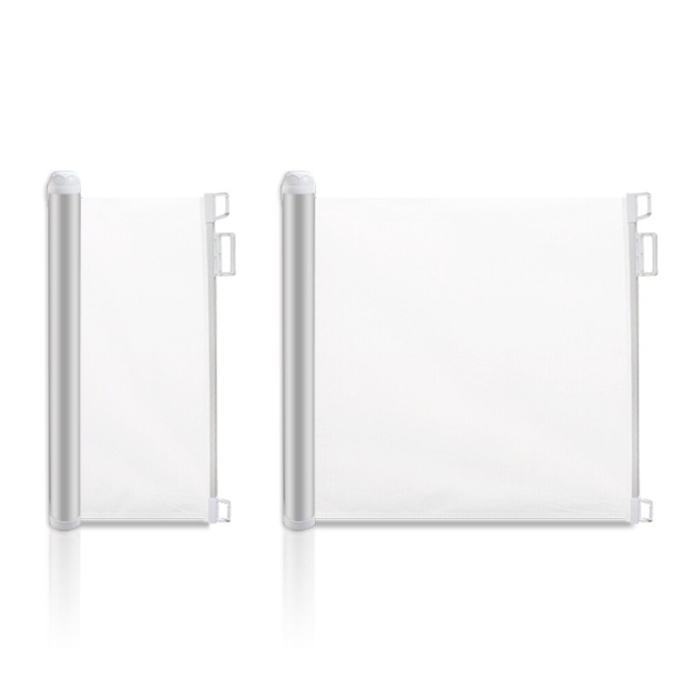 Wysuwana barierka zabezpieczająca dla dzieci lekka, wytrzymała siatkowa brama dla psa robić drzwi schody korytarze wewnątrz/na zewnątrz