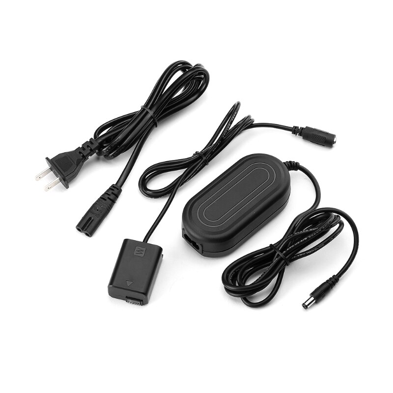Us Plug Power Supply Adapter Om NP-FW50 Dummy Batterij Eliminator Coupler Kit Voor Sony A7 A7II A7RII A7R2 A7S2 A6500 a6400 A6300