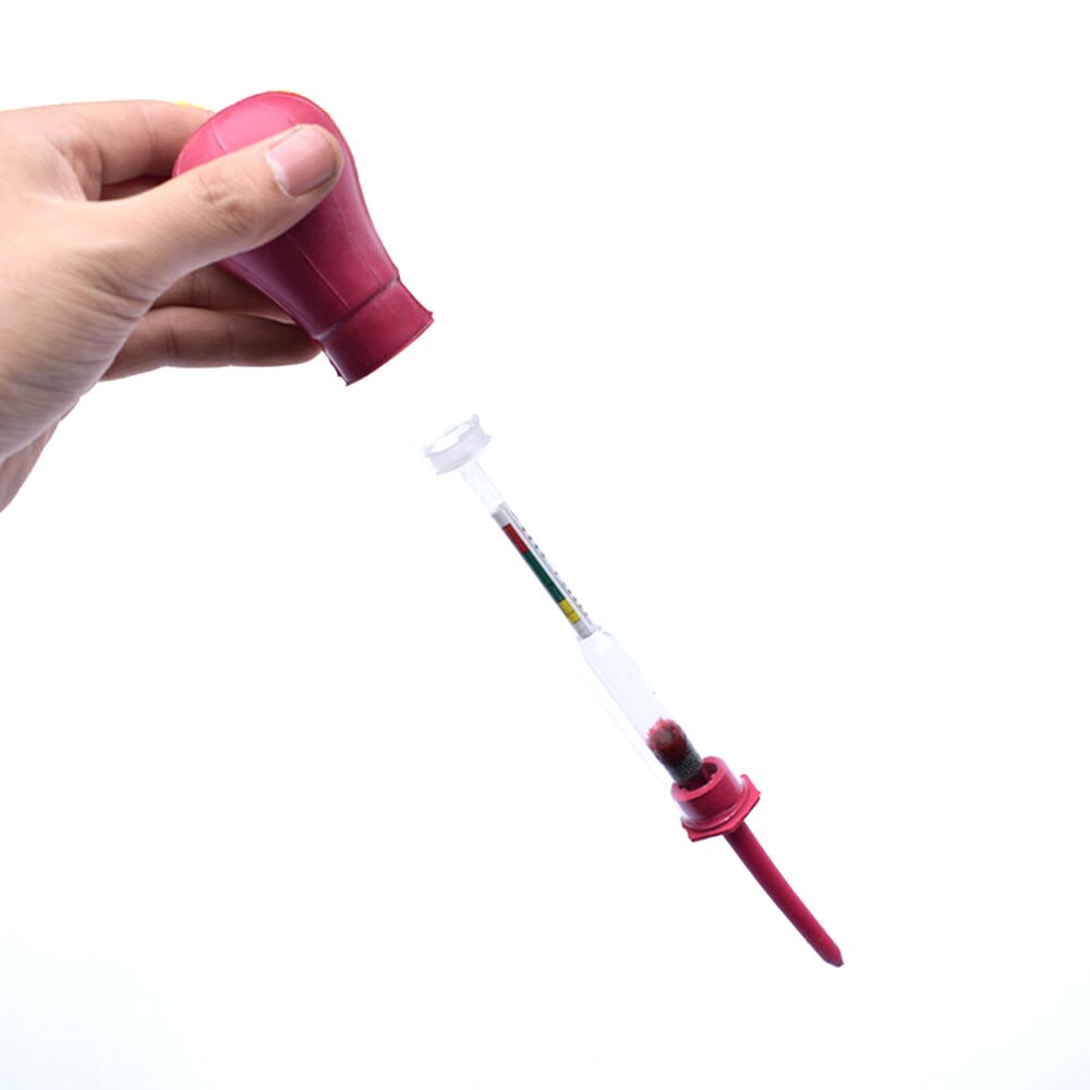 Vehemo 1.1-1.3 batteri væske syre elektrolyt tester batteri hydrometer oversvømmet hydrometer farvet zone testudstyr