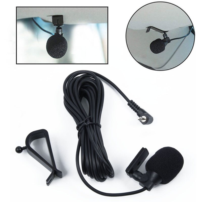 Bluetooth Externe Microfoon Voor Auto Pioneer Stereos Radio Ontvanger Omni Directionele Microfoon Diameter 9.7*4.5Mm 2.5Mm connector