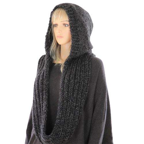 Autumn Winter Women Solid Color Warm Knit Scraf Wo... – Grandado