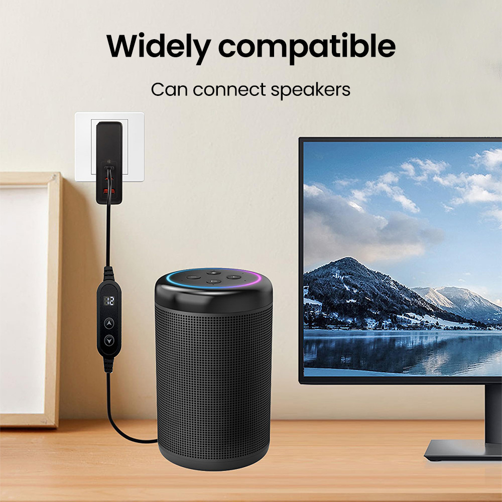 Cavo di alimentazione DC a tipo C aumento USB PD 5V 9V 12V 15V 20V 5.5x2.1mm per router senza fili altoparlante portatile telecamera CCTV