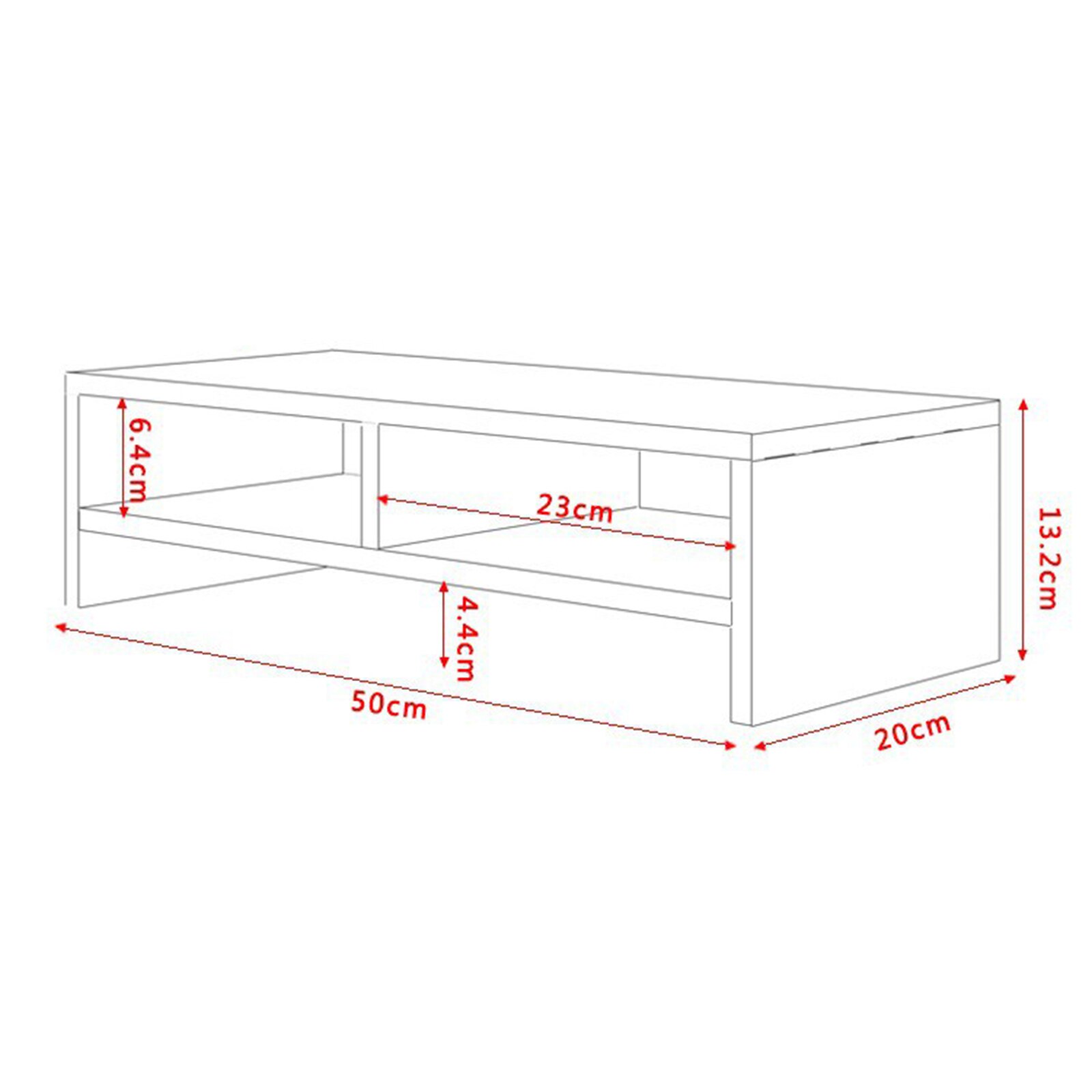 Multi-function Desktop Monitor Stand Computer Screen Riser Wood Shelf Plinth Strong Laptop Stand Desk Holder For Notebook TV