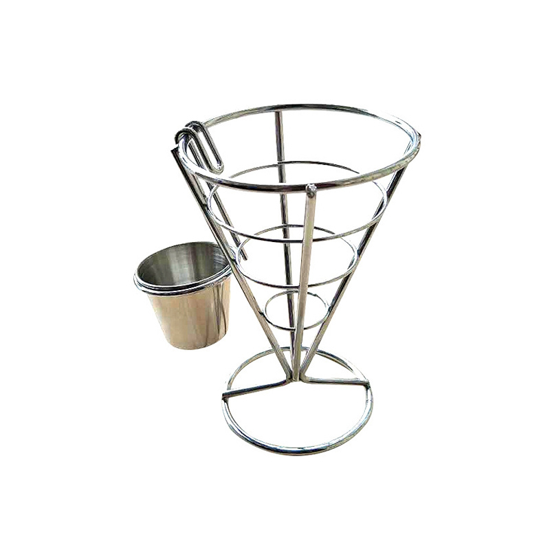 Stainless steel black fries rack restaurant restaurant hotel milk tea chicken rice chicken leg snack rack tableware