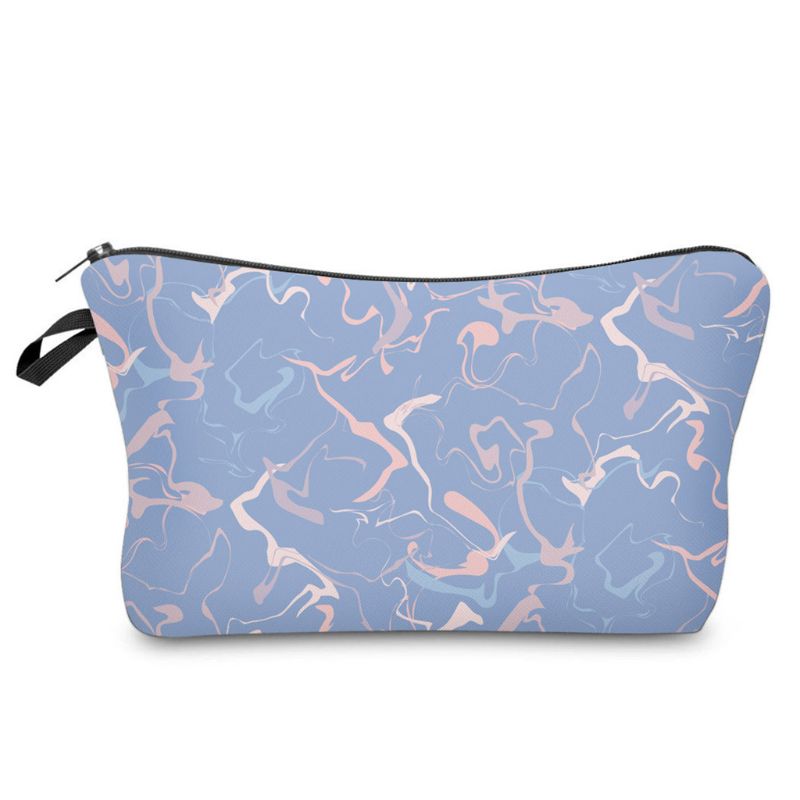 Multifunctional Cosmetic Bag Makeup Case Pouch Toiletry Travel Zip Wash Organize Makeup bag: E