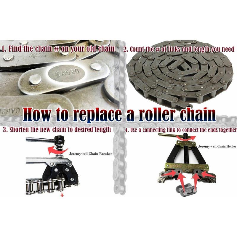 Roller Chain Breaker Chain Cutter Roller Chain Breaker Splitter Detacher Cutter Tool For 60 80 100 12B 16B 20B C2040 C2042 C2050