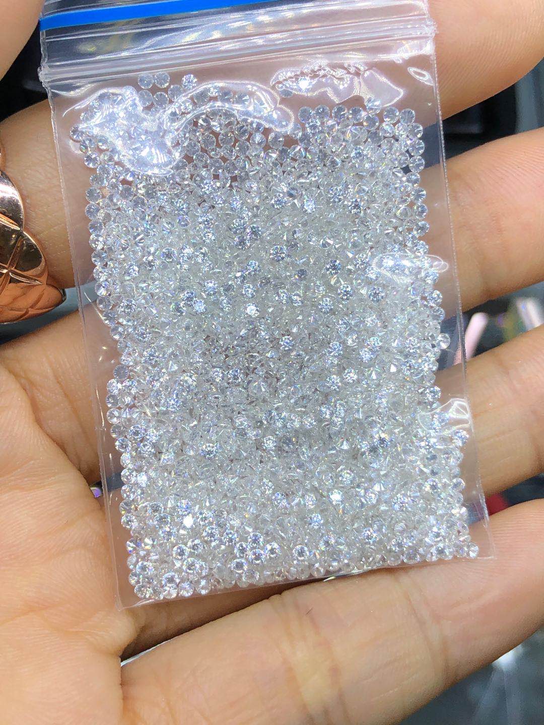 Preço de fábrica d cor redonda corte 9mm 3ct super branco moissanite pedras jóias para fazer jóias brincos colar kolczyki