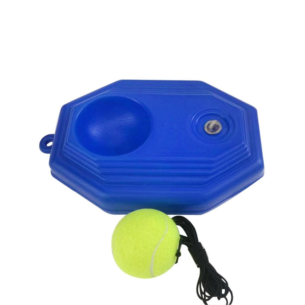 Heavy Duty Single Tennis Trainer Self-Study Tennis String Training Tool Exercise Tennis Ball Training Baseboard Sparring Device