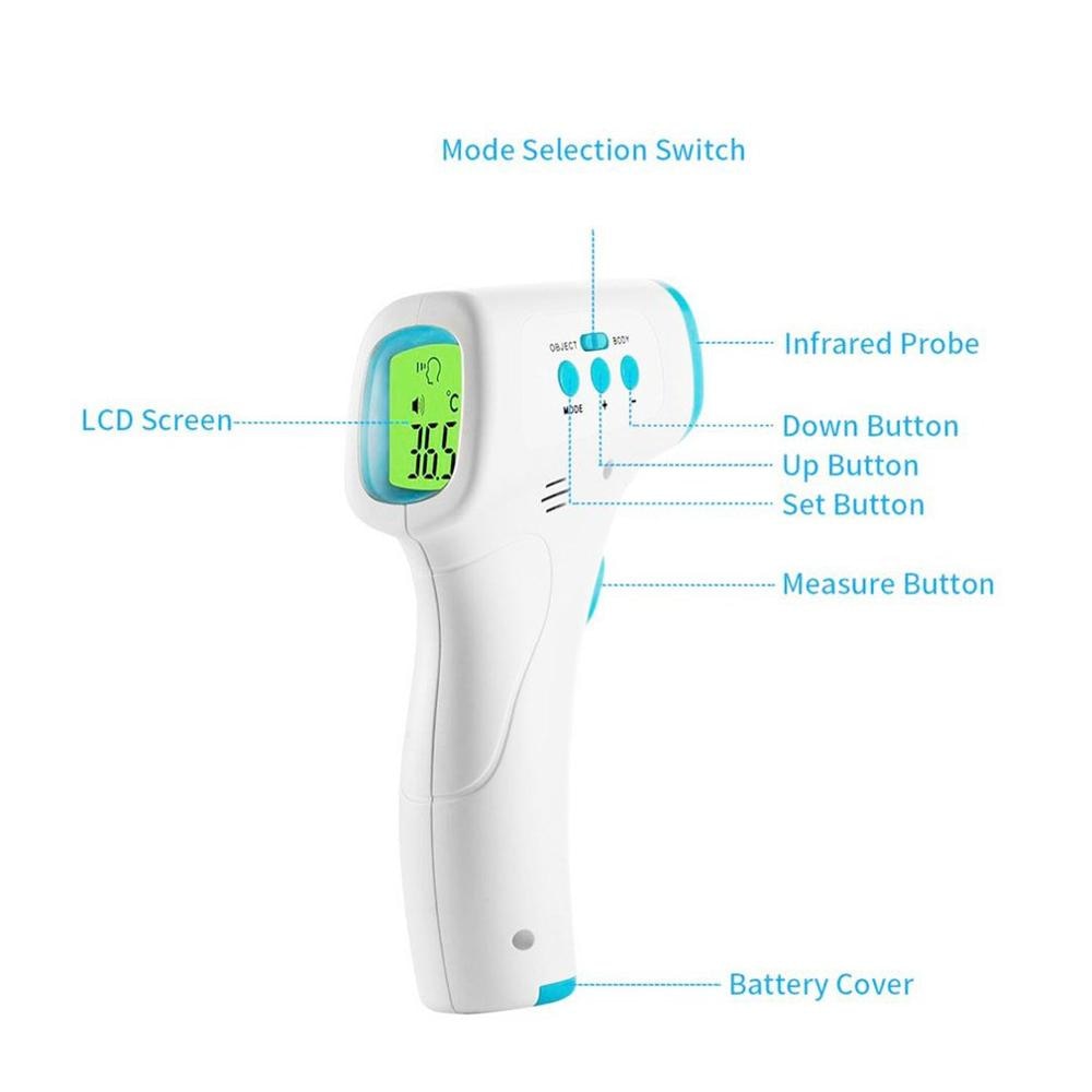 Baby Volwassenen Body Thermometer Outdoor Home Koorts Oor Voorhoofd Digitale Infrarood Thermometer Non-Contact Thermometer