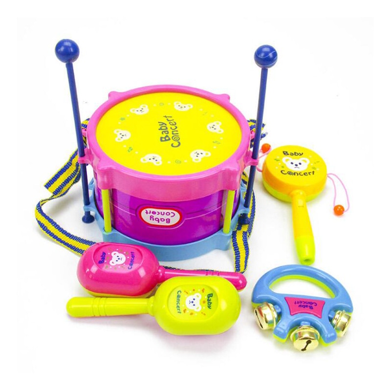 Baby Hand Drum Music Patted Children Early Education Quiz 1 0 To 6 And 12 Months Toys Educational Infant Playing Type Plastic