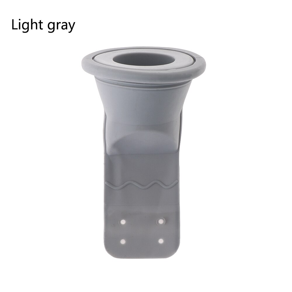 Kitchen Bathroom Silicone Floor Drain Odor-proof Leak Core Down The Water Pipe Draininner Sewer Seal Toilet Backflow Preventer: Light gray