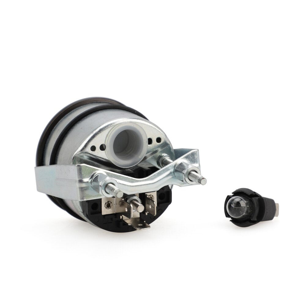 12v 2 “ 52mm vdo vision olietryk ur bilbus sort ansigtskive 0-10 bar 12 volt  yc101723