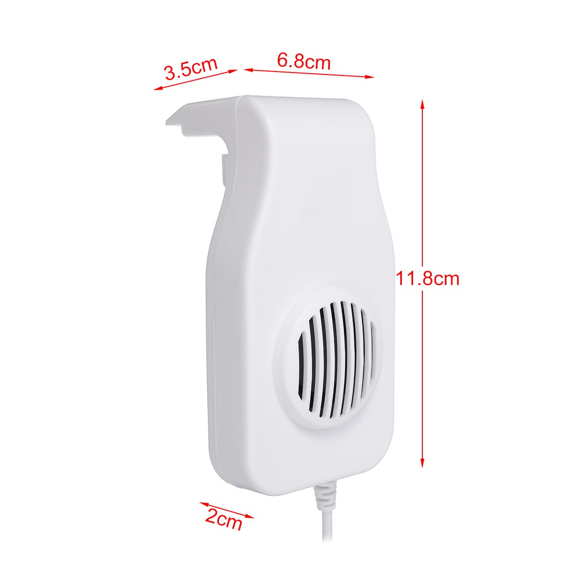 Aquarium stille aquariumkoeler ventilator aquarium mini koeler energiebesparende ultra stille grascilinder koeling garnalencilinder: Wit