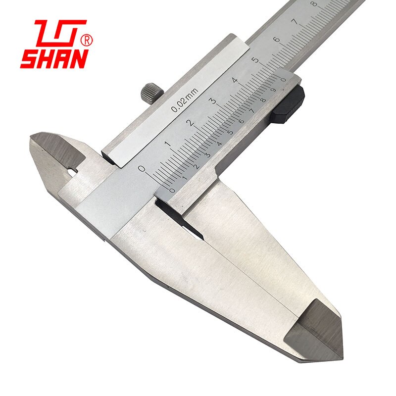 Vernier caliper 0.02mm 0-150 0-200 0-300mm high precision stainless steel vernier calipers digital caliper measuring tool: 0-300 0.02mm