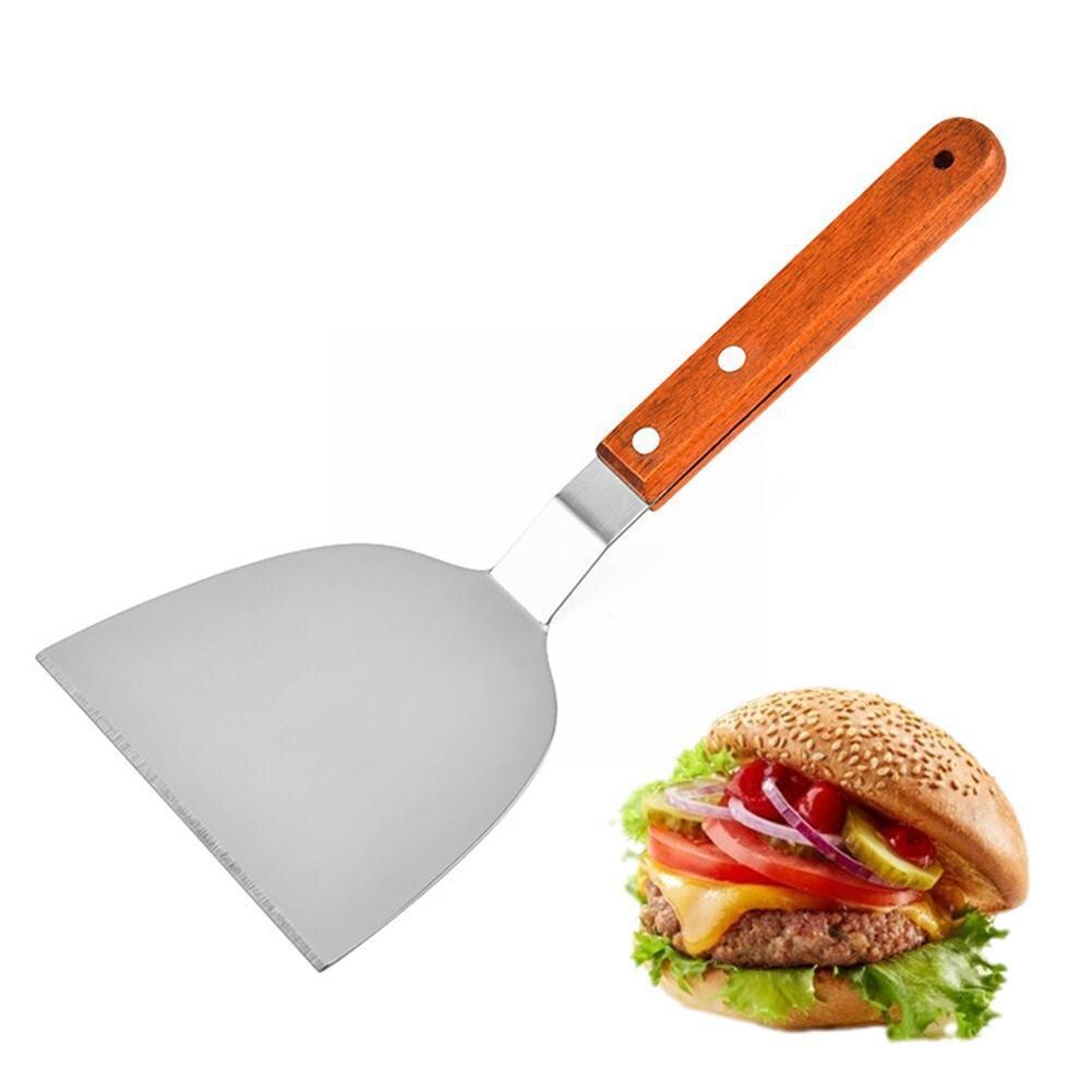 Large BBQ Spatula barbecue Hamburger Turner Burger Flipper Steel For Making Cakes/steaks/dishes Kitchen Accessories