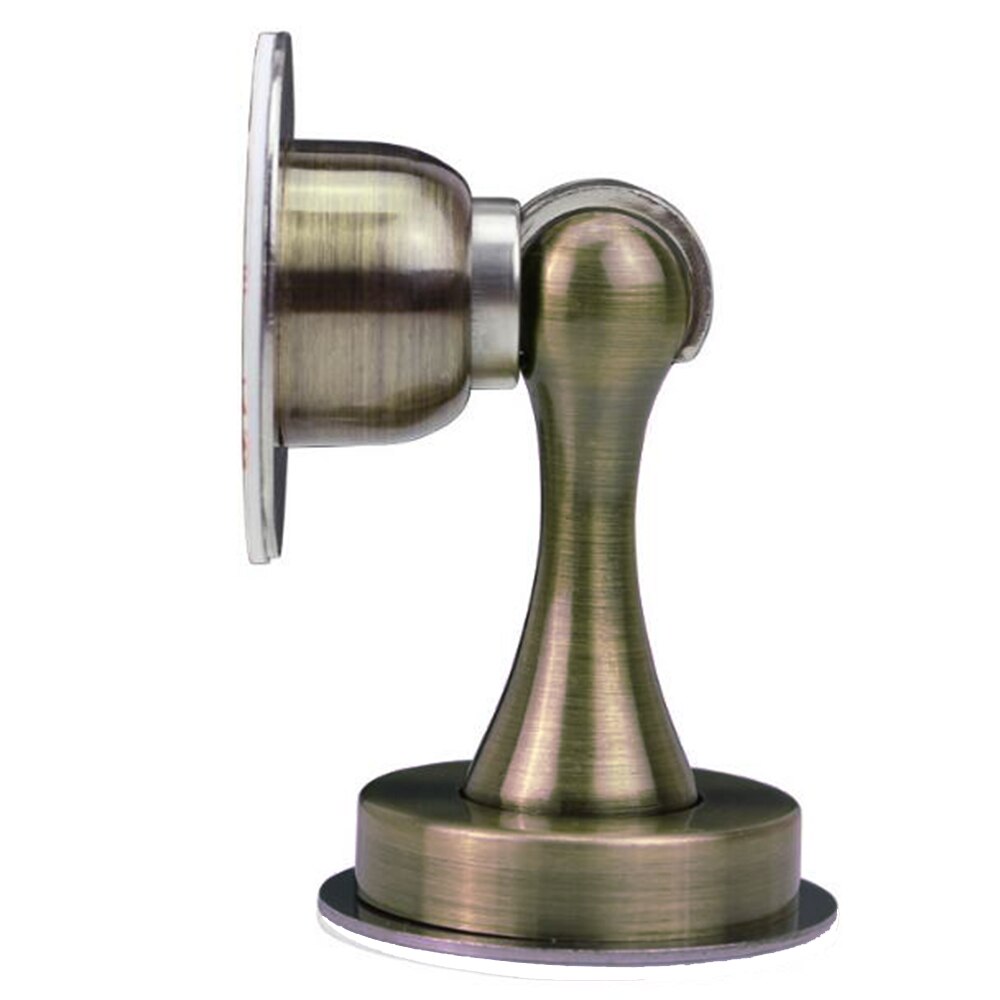 Magnetic Door Stops Stainless Steel Door Holder Stopper Floor Mounted Door Hidden Sticker Stop Home Furniture Hardware Accessory: Green Bronze