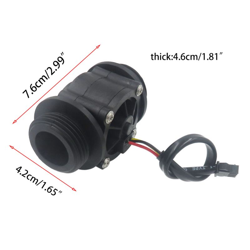 G1" Water Flow Hall Effect Sensor Switch Flow Meter Flowmeter Counter 1-60L/min