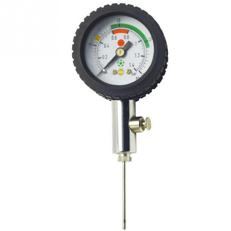 Voetbal Manometer Air Horloge Voetbal Volleybal Basketbal Rvs Barometers