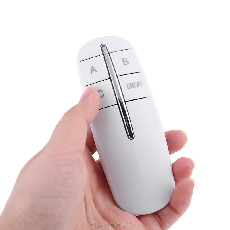 220v trådløs fjernkontroll bryter på/av lampe lys vegg fjernkontroll bryter mottaker sender  s08 20