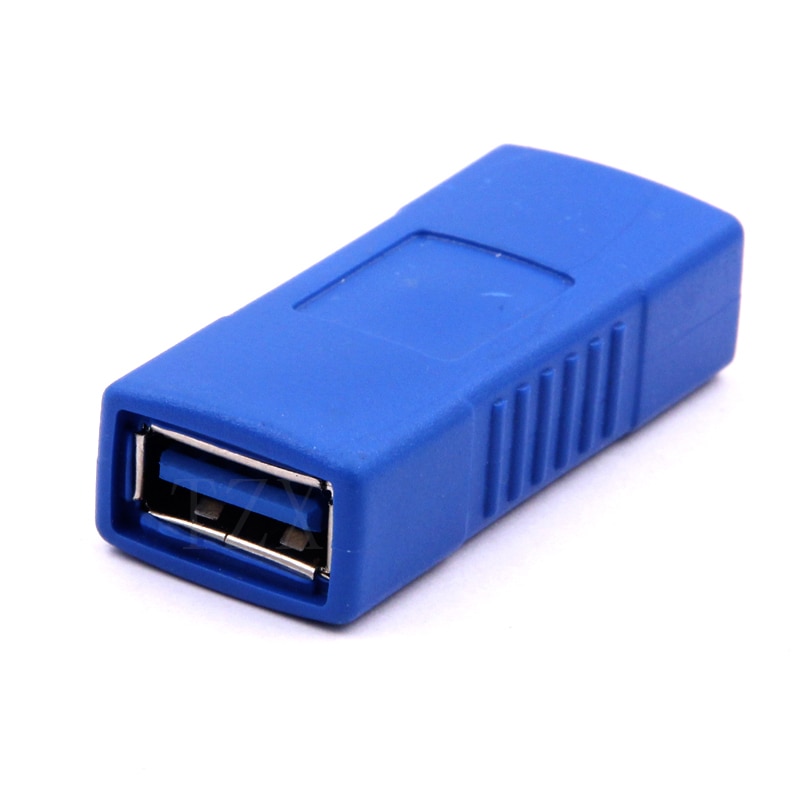 1 Pcs USB3.0 Type A Vrouwelijk Naar Vrouwelijke Adapter Converter Uitbreiding Plug Connector Usb 3.0 Af Naar Af connector Adpater