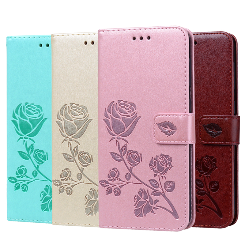 Case For Alcatel 1 5033D Case Protection Stand Style PU Leather Flip Silicone Back Cover For Alcatel 1 5033 D Phone Wallet Cover