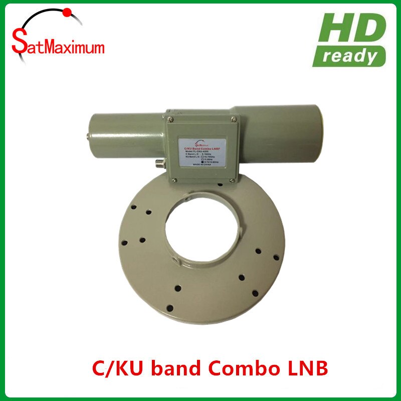 Combo Universal lnb ku con banda C de 5150MHZ