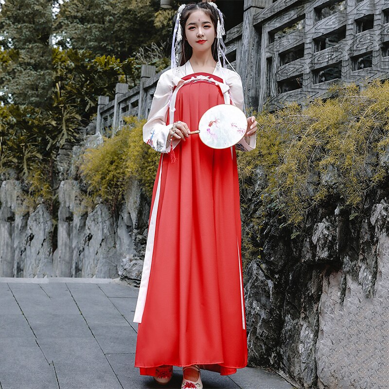 Traje de baile Retro Hanfu chino tradicional para cantantes vestido de danza Oriental DC1848
