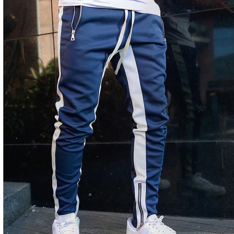 Herre joggingbukser afslappet bukser fitness mænd sportstøj træningsbukser skinny joggebukser bukser sorte gyms jogger track bukser: Xxl / E530346