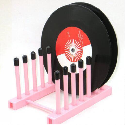 Lp-pladestativ--vinylpladeplade til tørretumblerstativ passer til 12 &quot; og 7 &quot; optage album