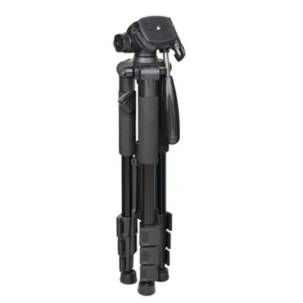 1.45m Aluminum Camera Tripod Monopod Travel Quick Release Ballhead for SLR DSLR Digital Vido Photo Studio Camcorder: black