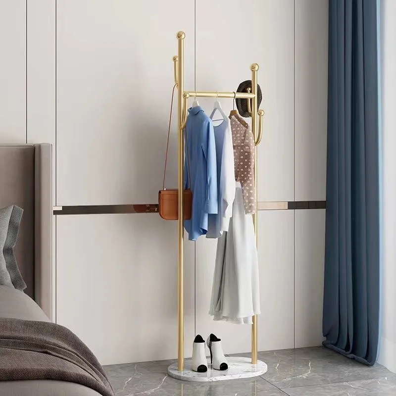 Vloerstaande kapstok Kantoor Woonkamer Hangende kledingrek Luxe slaapkamer kapstokhangers - Ruimtebesparende kapstok