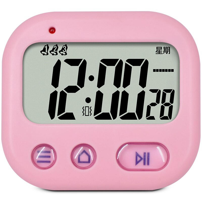 Quiet Non Ticking Electronic Alarm Clocks Home Led Digital Kids Alarm Clock Night Light Time Alarm Living Room Decoration OO50AC: Style 3