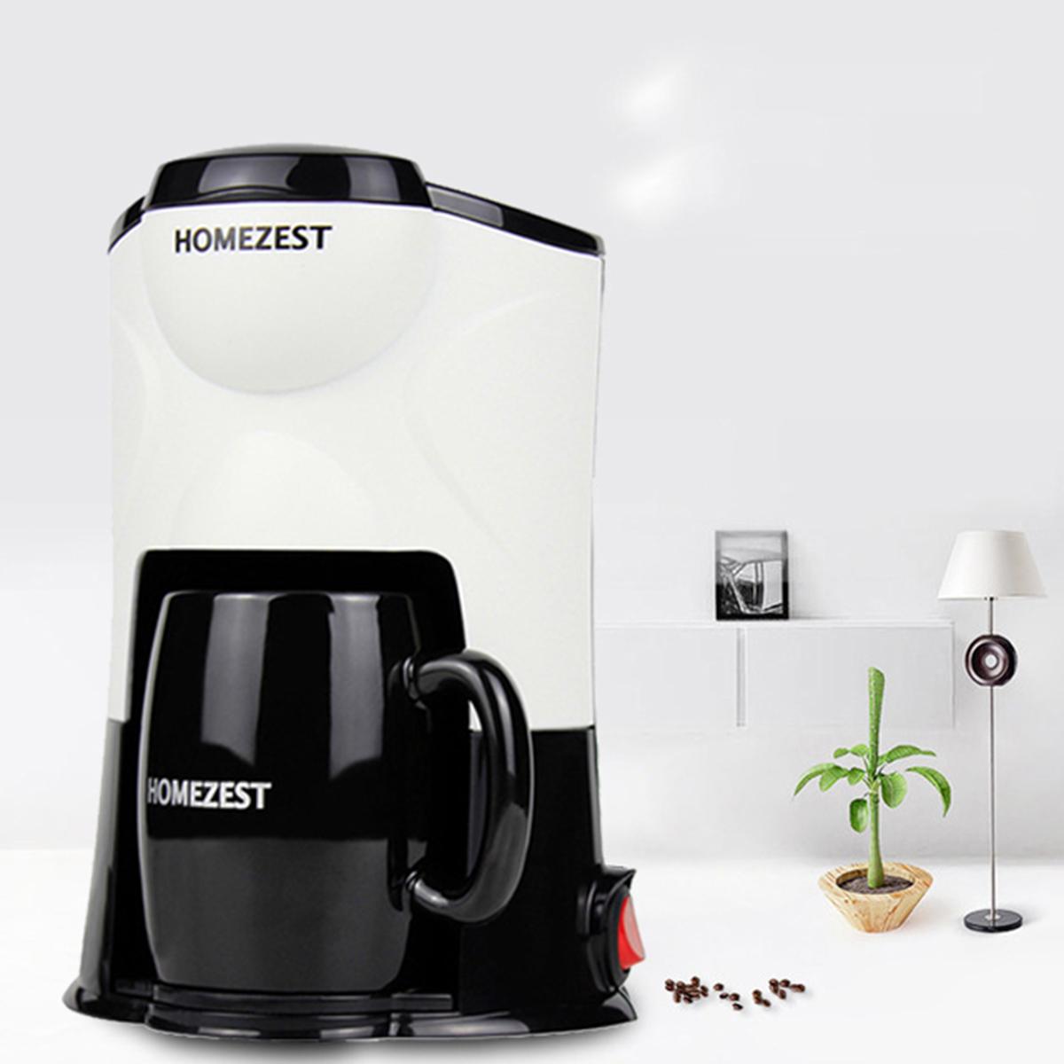 220V 300W 150ML automatique électrique Mini Machine à café américaine maison Portable cafetière tasse unique expresso thé cafetière