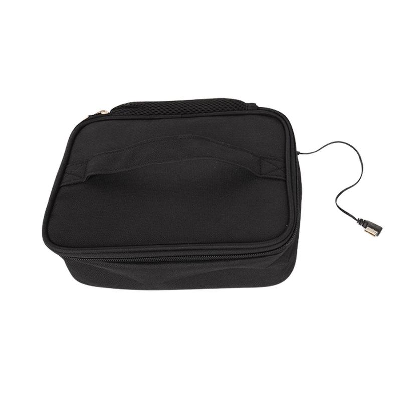 Mini microondas portátil para coche, horno eléctrico USB, caja de Picnic de calentamiento rápido para viajes, Camping, comida, cocina, accesorios de viaje