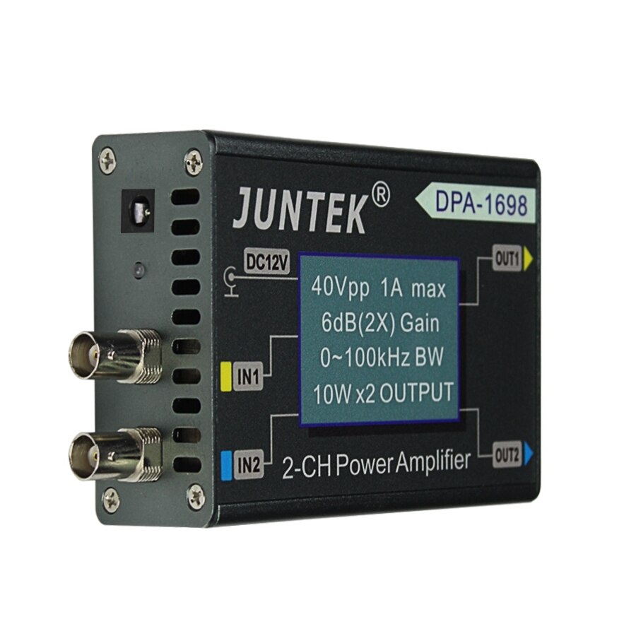 JUNTEK DPA-1698 dual-channels DPA1698 duplex channel Digital Control signal 2-CH power amplifier Higher Power amplifier