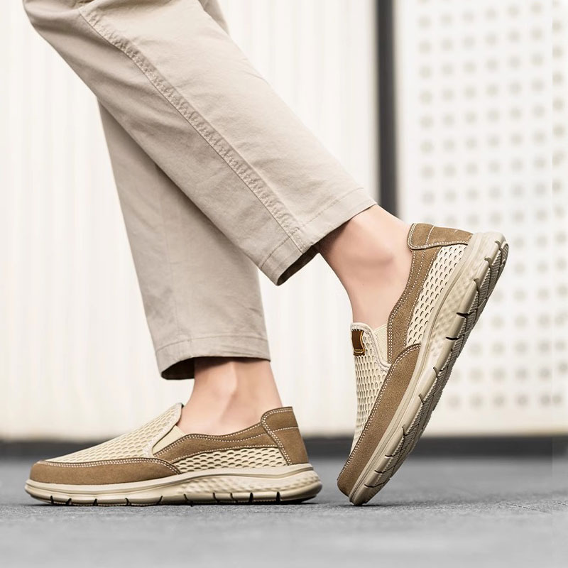 A slip-on loafers, suitable for men's summer breathable casual shoes, light walking shoes, better
