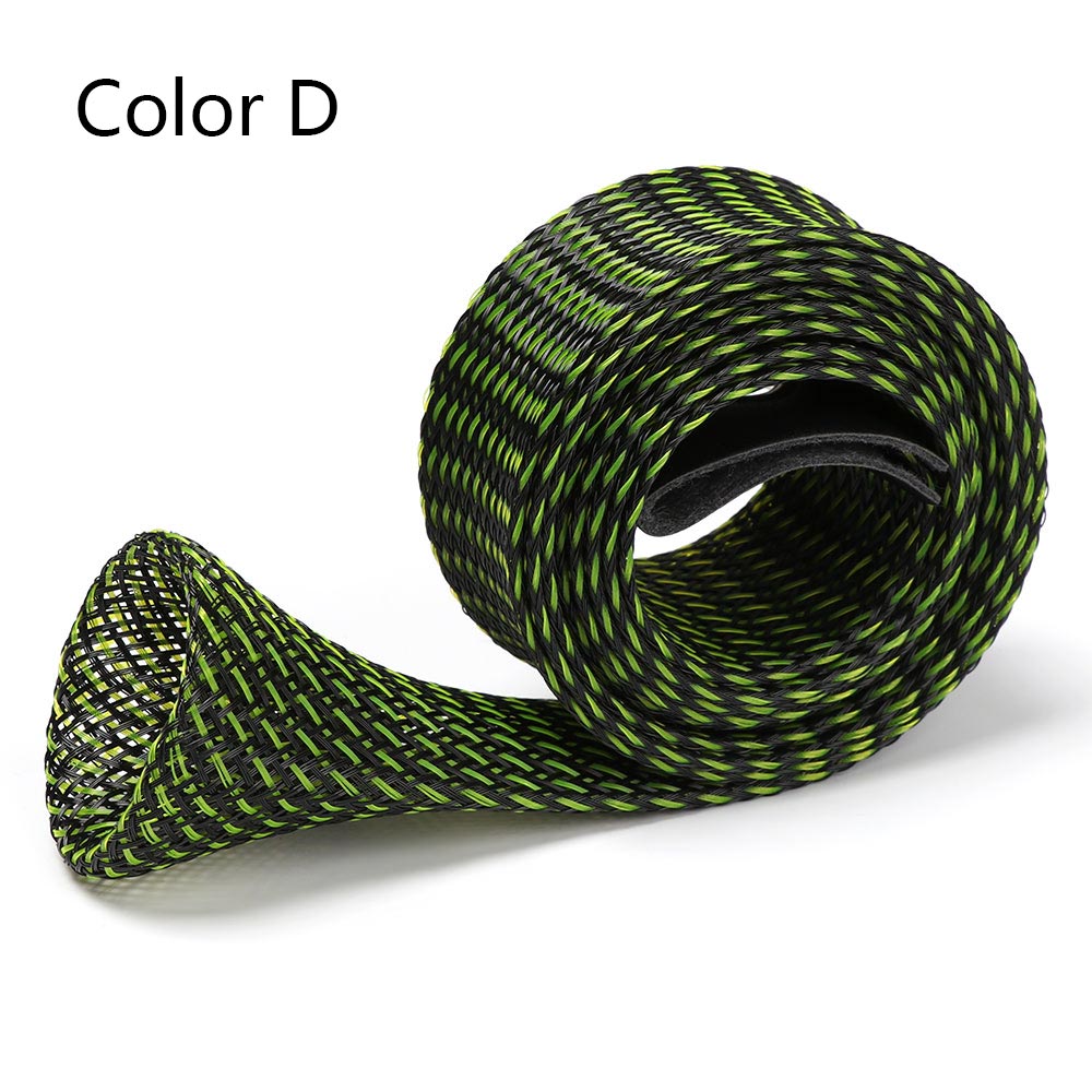 1Set Fishing Rod Tie Outdoor Elastic Bandage Fastener Straps Tip Cover Reusable Sleeves Pole Glove Truss Cane Protector Case: type2 D