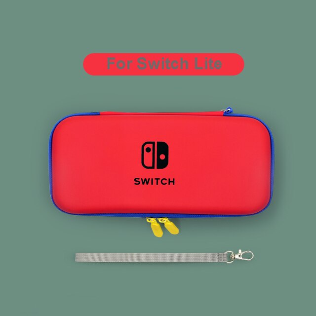 Funda protectora para Nintendo Switch Lite, bolsa de hombro de almacenamiento suave para Mini NS Switch Lite, 5 ranuras para tarjetas de juego, bolso Rosa bonito: Azul oscuro