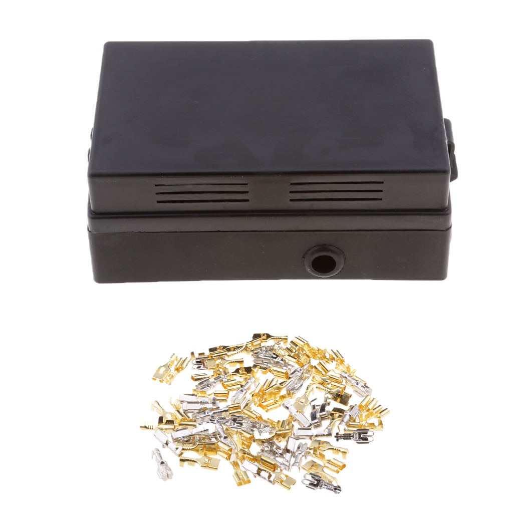 Car 18-Way Blade Fuse Holder 10-Way Relay Socket Fusebox Distribution Block