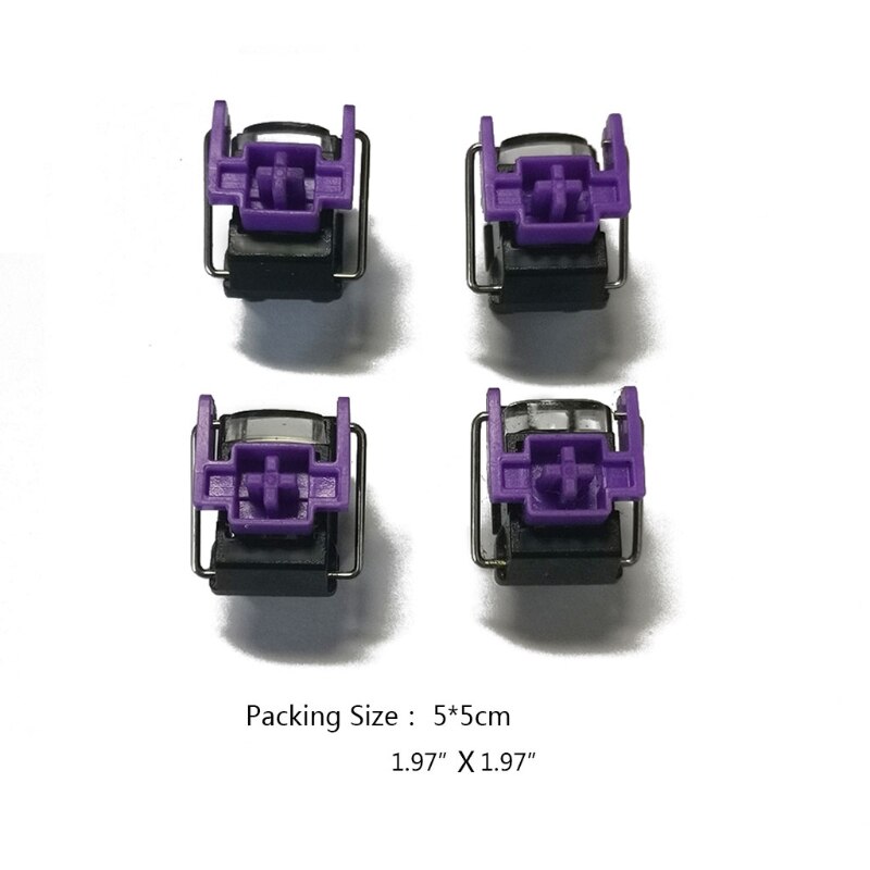 CPDD 4Pcs Purple Optical Switches Swap Switch for razer Huntsman Elite