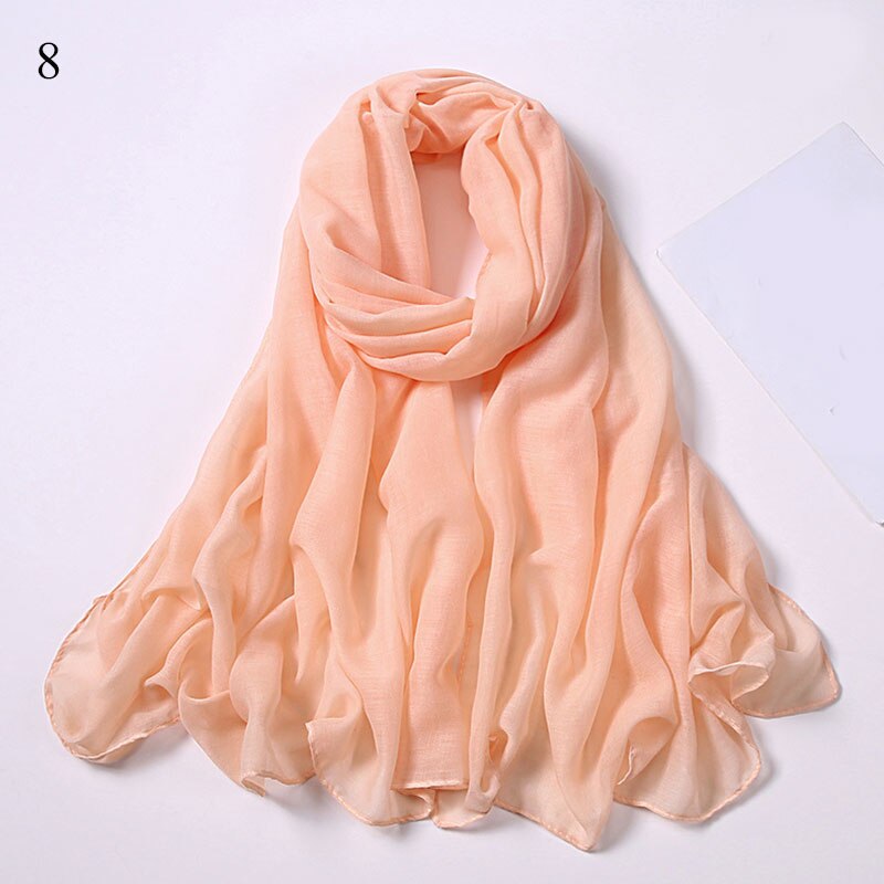 175*72cm Women Plain Chiffon Scarf Muslim hijab Scarf Solid Color head scarf muslim hijabs scarf shawls Islam shawls and wraps: Blue