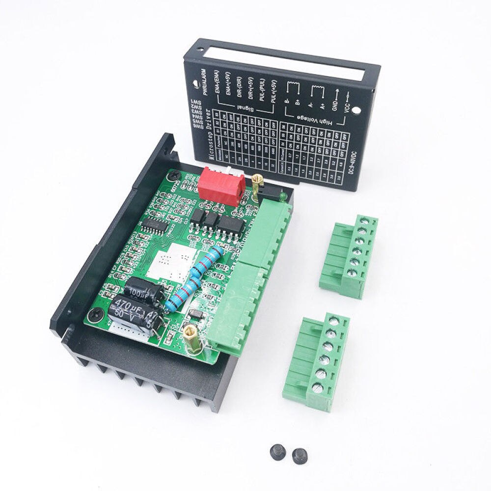 TB6600 Verbeterde Versie 4A 40V Dc 42 / 57 / 86 Stappenmotor Driver Controller 32 Segmenten Micro-stap Cnc 1 As 2 / 4 Fase