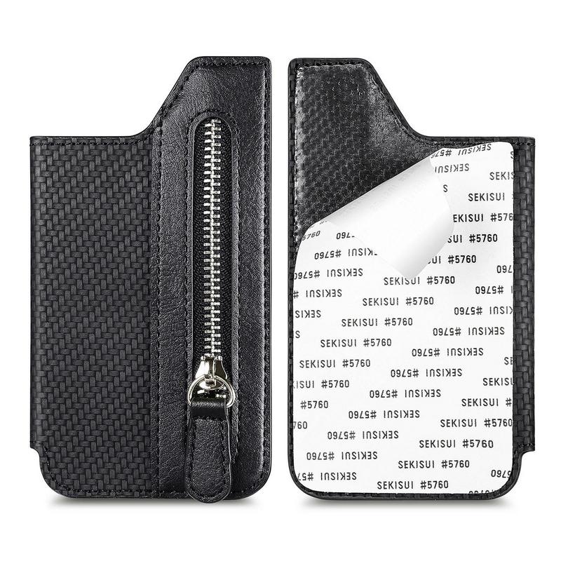 Selbst klebende Telefon Brieftasche Karten Halfter Pu Leder Brieftasche für praktisch hülle multifunktion Ale Telefon Brieftasche für Münzen Karten