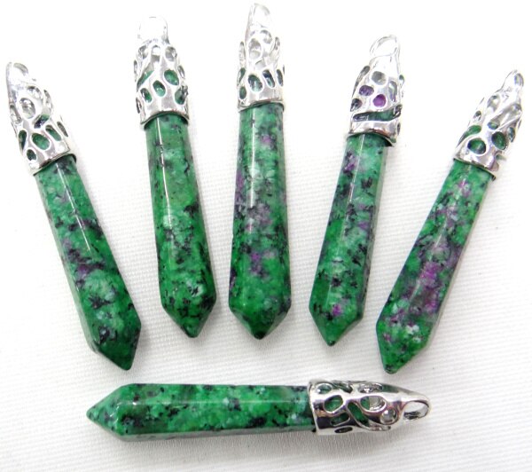 natürliche stein lapis Quarz kristall Opal tiger auge mischen säule chakra Anhänger charms Schmuck machen halskette 10PC: NO.18