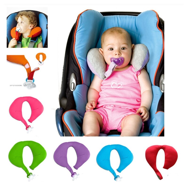 Baby Travel Car Seat Pillow Soft Neck Support Pillow Children U Shape Headrest