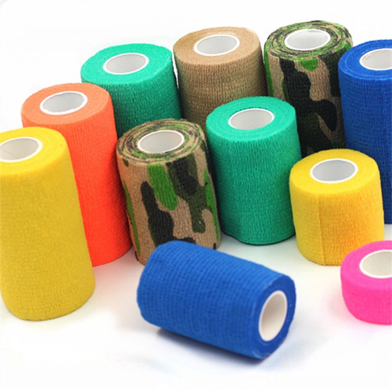 1 Roll Nonwoven Ademend Hond Samenhangend Verband Kat Hond Elastische Medische Bandage Ehbo WrapTape Voor Pet Gezamenlijke Bescherming