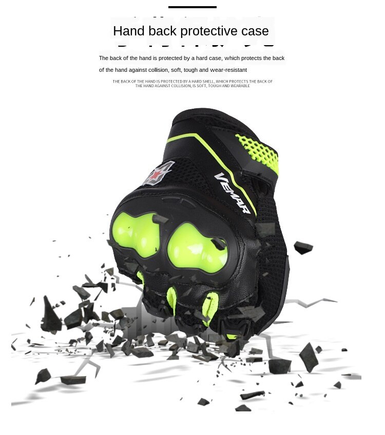 Sommar motorcykelhandskar alla hänvisar till skyddet antichock slitage motocross handskar guantes moto dirt bike handskar