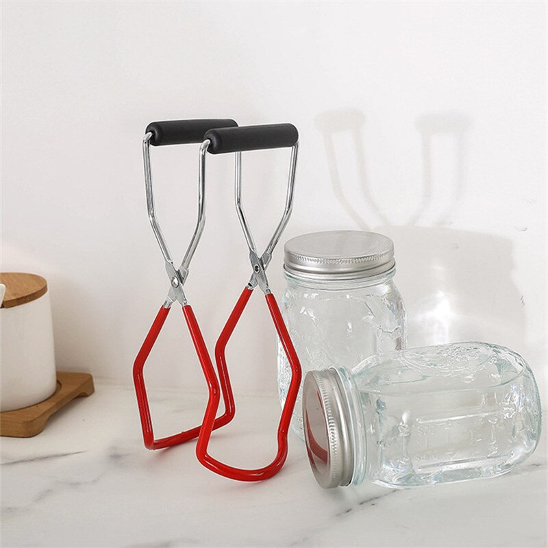 Inblikken Pot Lifter Met Handgreep Gegalvaniseerde Ijzer Kan Tang Clip Hittebestendigheid Anti-Clip Pot Glazen Fles Houder keuken