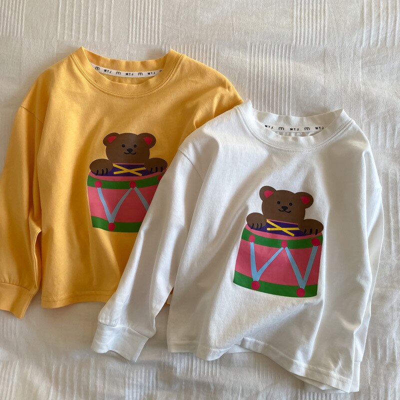 Felpe con cappuccio MILANCEL 2022 Spring Kids felpe con cappuccio per bambini O Neck