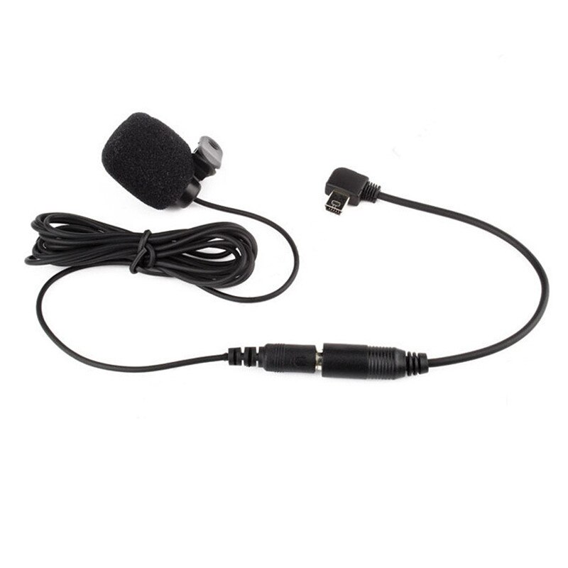 for GoPro Hero 3.5mm Active Clip Microphone with USB Audio Adapter Mic Cable for Gopro Hero 3 3+ 4 Action Camera Accessories
